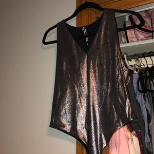 Metallic bodysuit